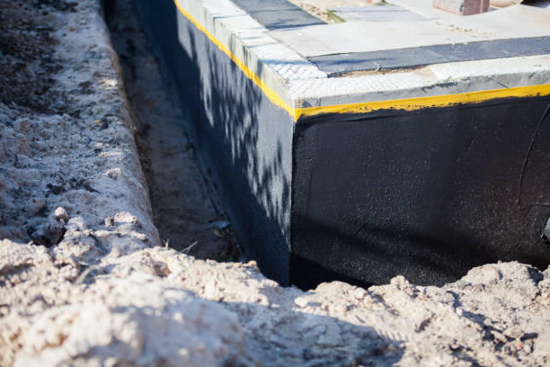 Professional Waterproofing technician working in Hollywood, SC